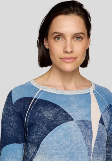 Пуловер с рукавом три четверти