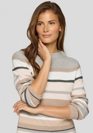Пуловер в полоску