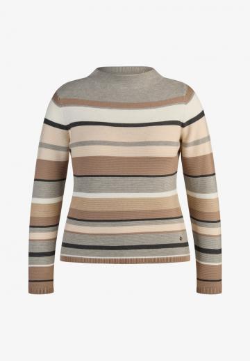 Пуловер в полоску