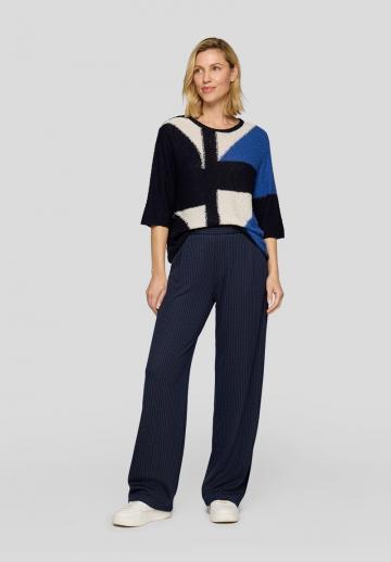 Пуловер с рукавом три четверти