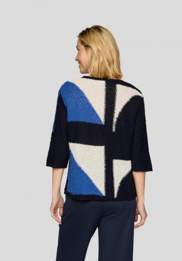 Пуловер с рукавом три четверти