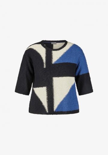 Пуловер с рукавом три четверти