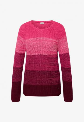 Пуловер в полоску