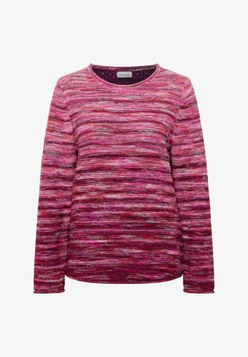 Пуловер в полоску