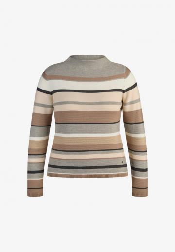 Пуловер в полоску