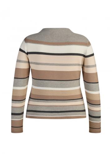 Пуловер в полоску