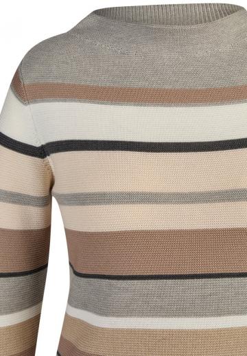 Пуловер в полоску