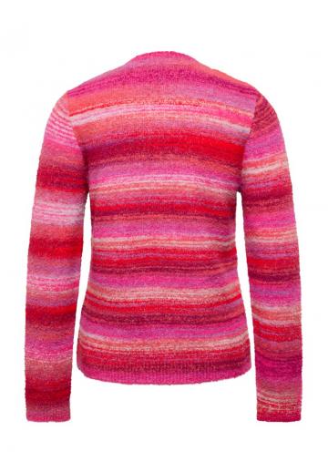 Пуловер в полоску