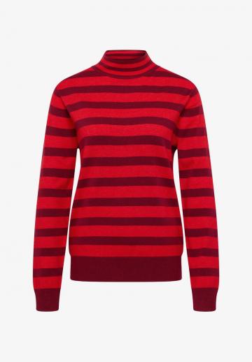 Пуловер в полоску