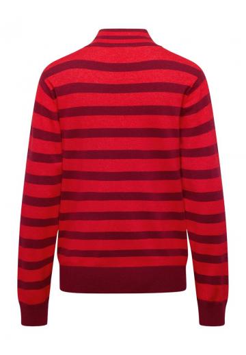 Пуловер в полоску