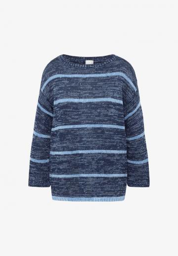 Пуловер в полоску