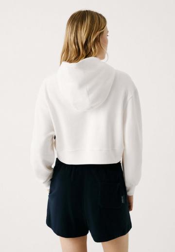 Пуловер с капюшоном