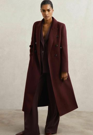 Шерстяное пальто