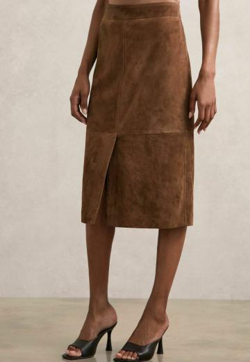 Кожаная юбка