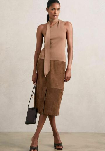 Кожаная юбка