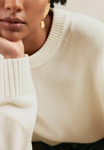 Длинный пуловер