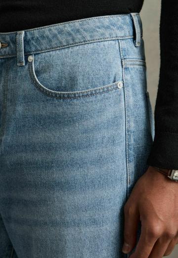 Прямые джинсы