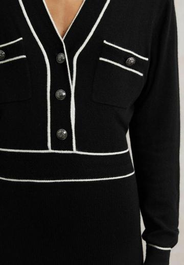 Вязаное платье