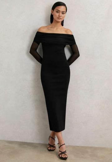 Вязаное платье