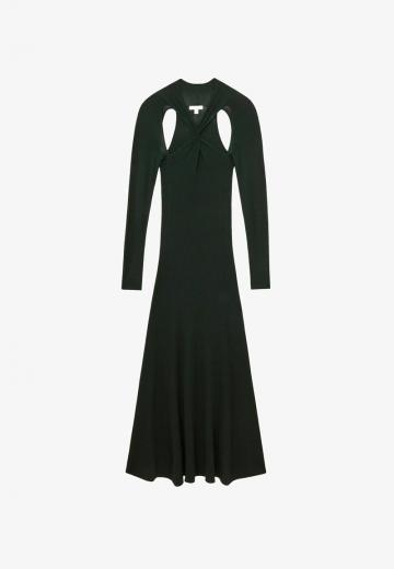 Вязаное платье