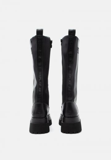 Сапоги на шнуровке