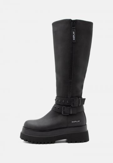 Сапоги на шнуровке