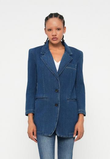 Длинный блейзер