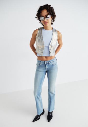 Джинсовая жилетка