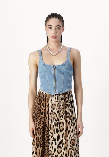 Джинсовая жилетка