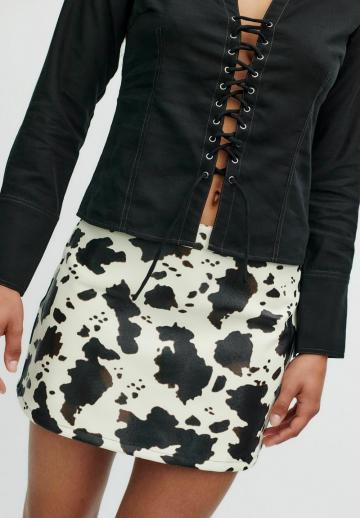Кожаная юбка