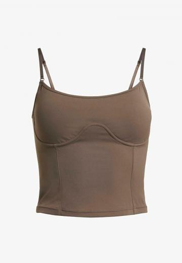 Топ на бретельках