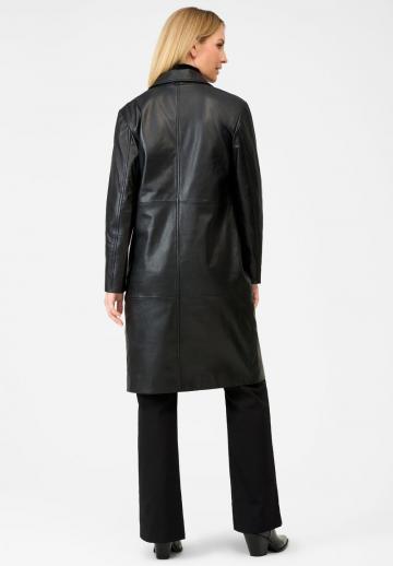 Кожаное пальто