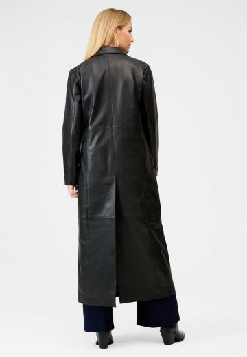 Кожаное пальто