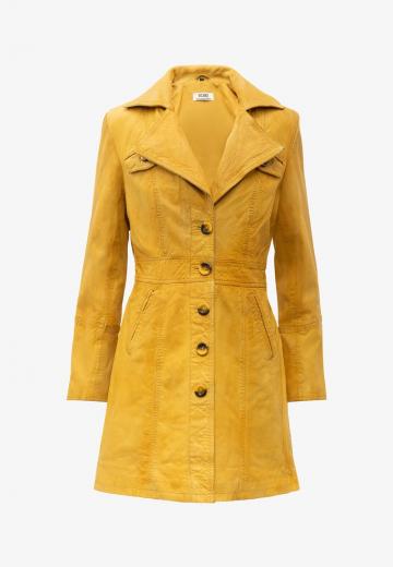 Кожаное пальто