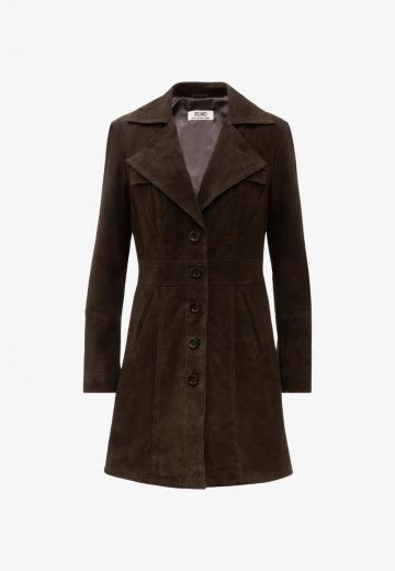 Кожаное пальто