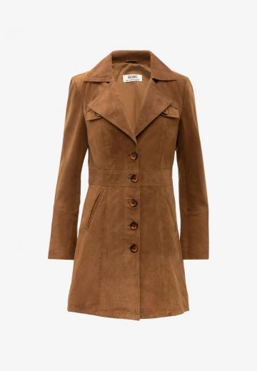 Кожаное пальто