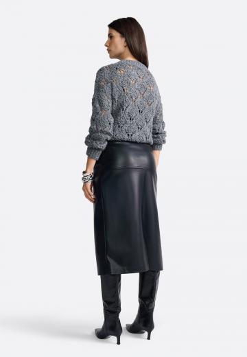 Кожаная юбка