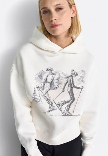 Пуловер с капюшоном