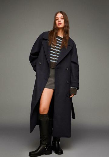 Шерстяное пальто