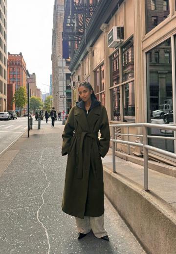 Шерстяное пальто