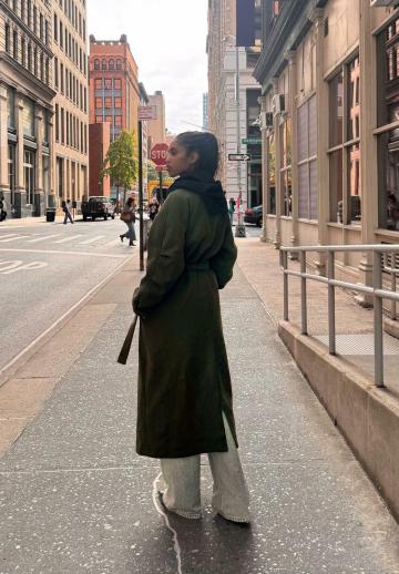 Шерстяное пальто