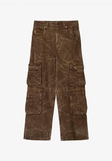 Брюки с накладными карманами