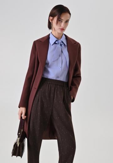 Шерстяное пальто