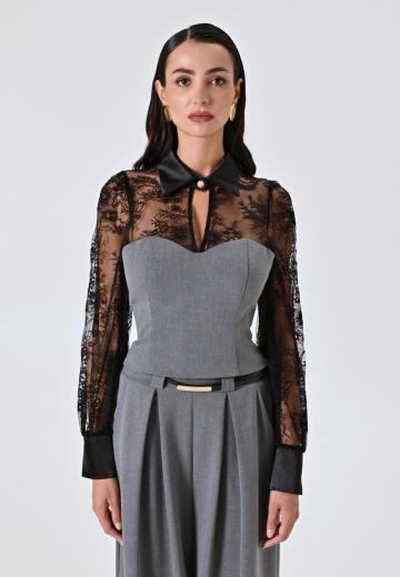 Кружевная блузка