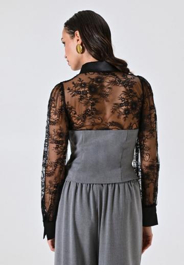 Кружевная блузка