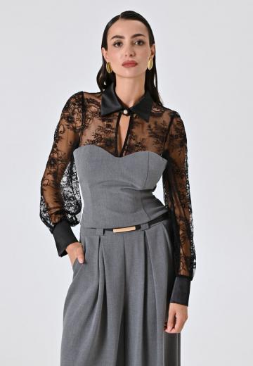 Кружевная блузка