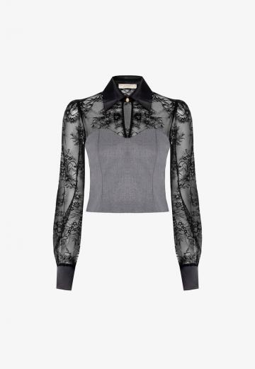 Кружевная блузка