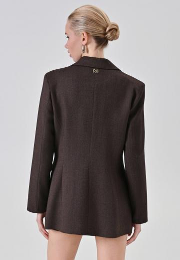 Блейзер с накладными карманами