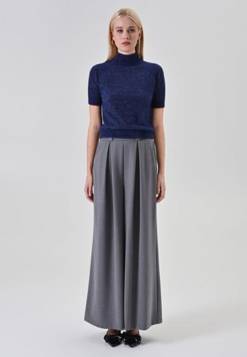 Пуловер с коротким рукавом