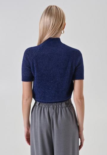 Пуловер с коротким рукавом